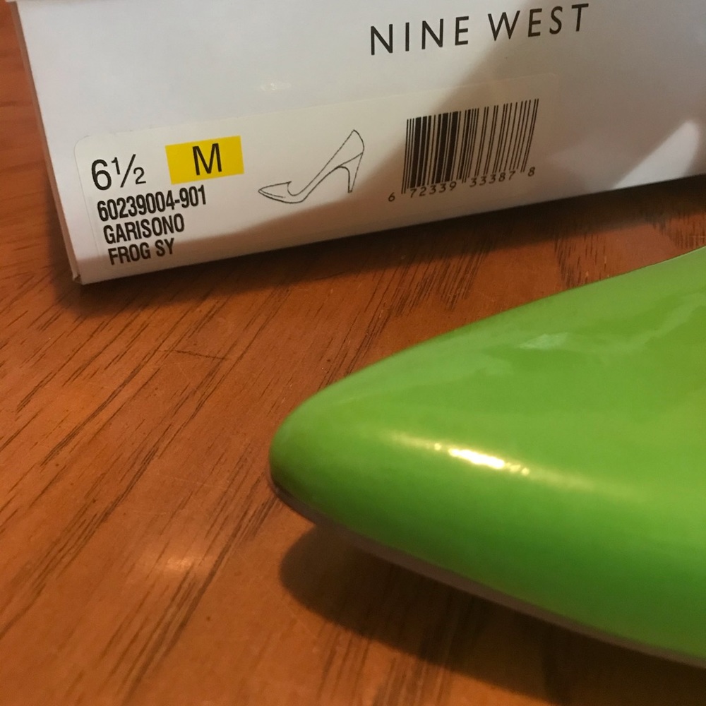 Green Nine West Heels